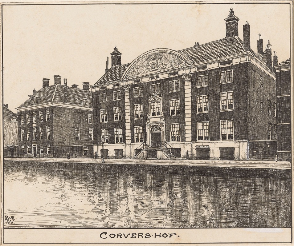 Willem Wenckebach - Corvershof te Amsterdam