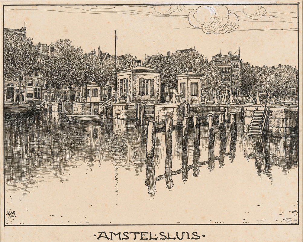Willem Wenckebach - De Amstelsluis