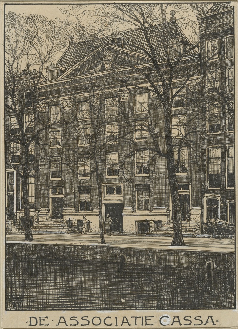 Willem Wenckebach - De Associatie Cassa aan de Herengracht te Amsterdam