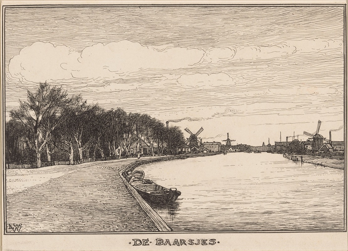 Willem Wenckebach - De Baarsjes, gezicht op kanaal