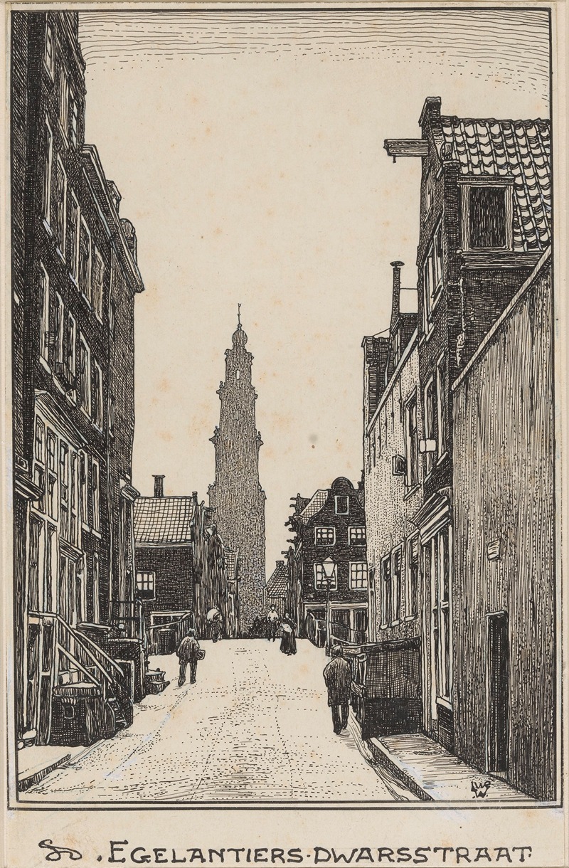 Willem Wenckebach - De Egelantiers Dwarsstraat te Amsterdam