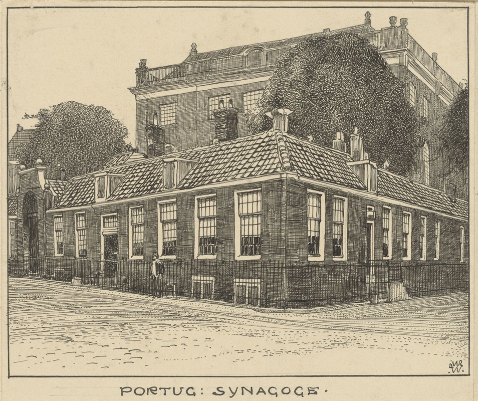 Willem Wenckebach - De Portugese Synagoge te Amsterdam