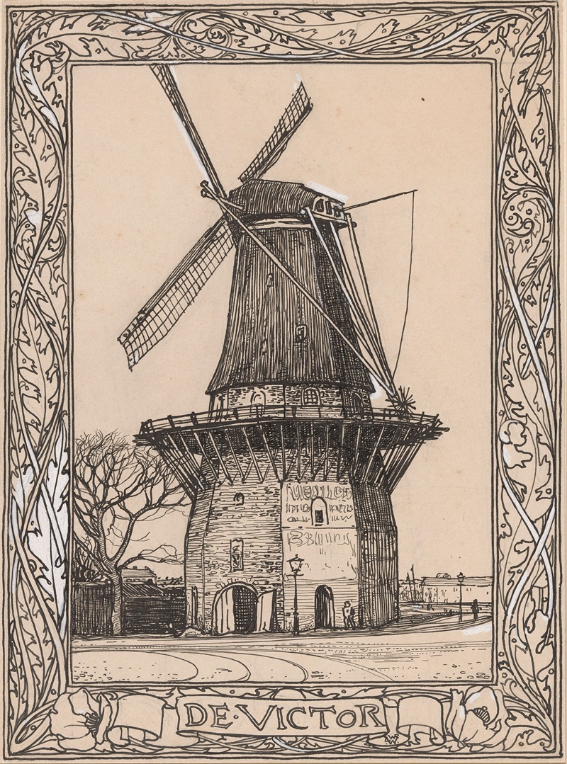 Willem Wenckebach - De Victor, molen te Amsterdam