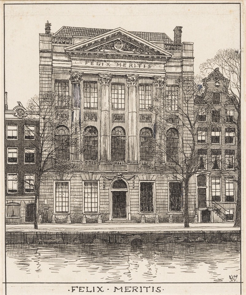 Willem Wenckebach - Felix Meritis te Amsterdam