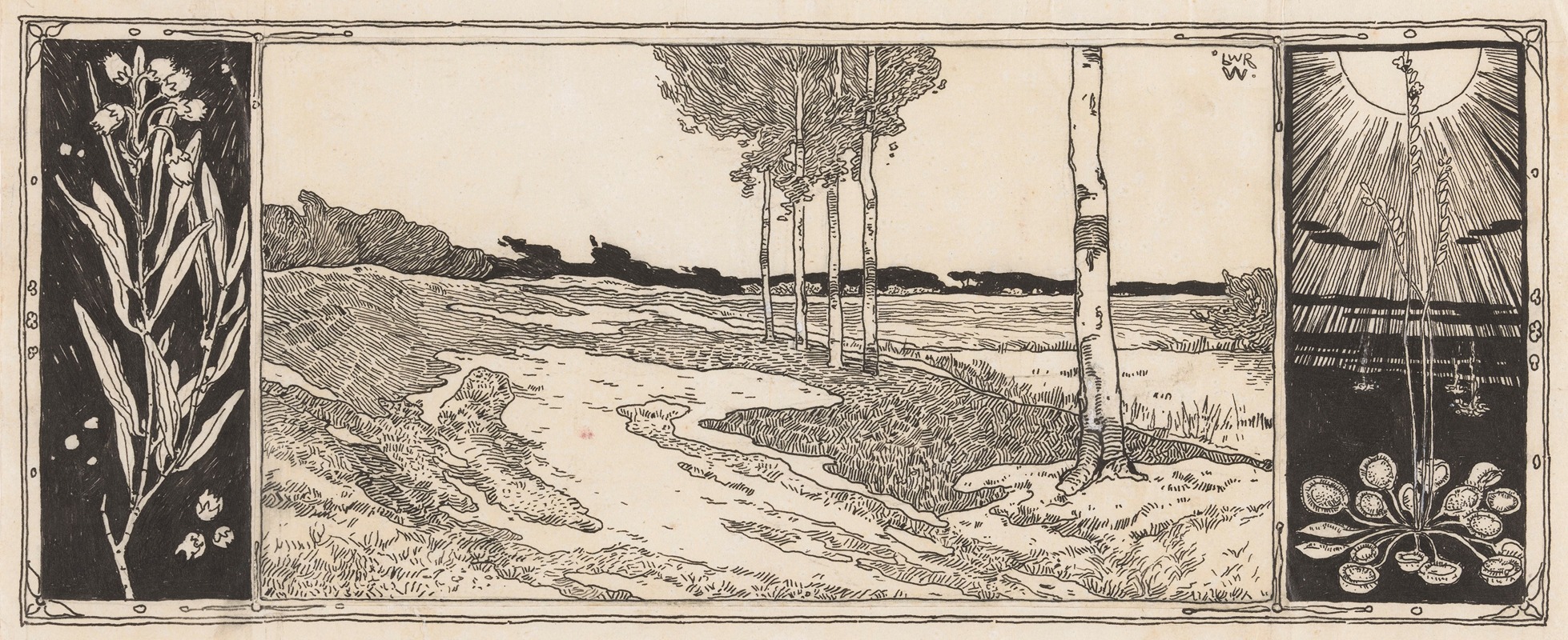 Willem Wenckebach - Heidelandschap