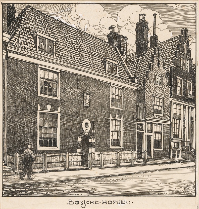 Willem Wenckebach - Het Bossche Hofje te Amsterdam