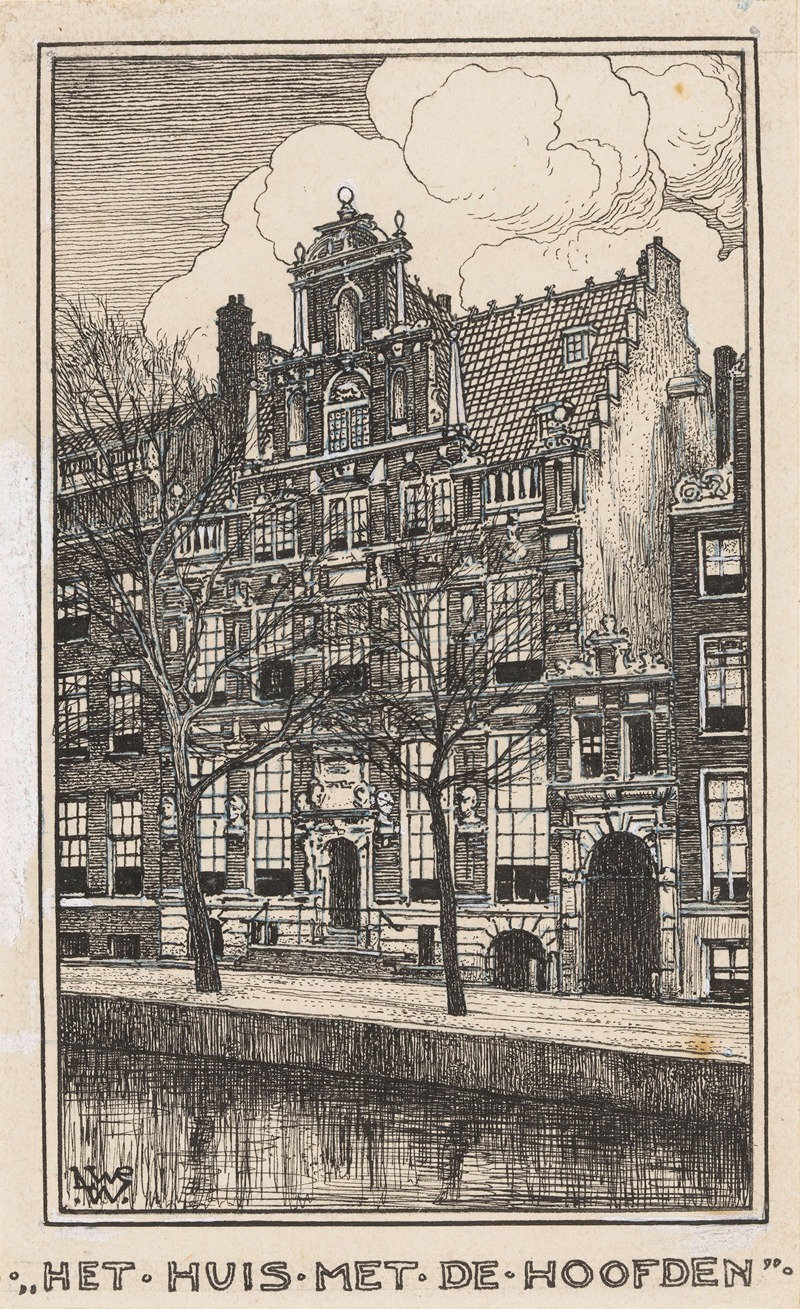 Willem Wenckebach - Het Huis met de Hoofden te Amsterdam