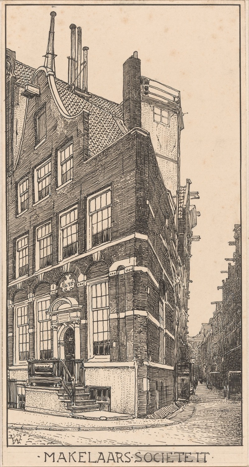 Willem Wenckebach - Makelaars Societeit te Amsterdam