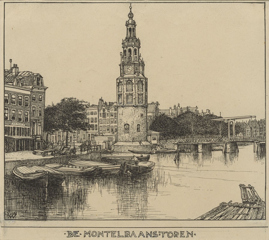 Willem Wenckebach - Montelbaans Toren te Amsterdam