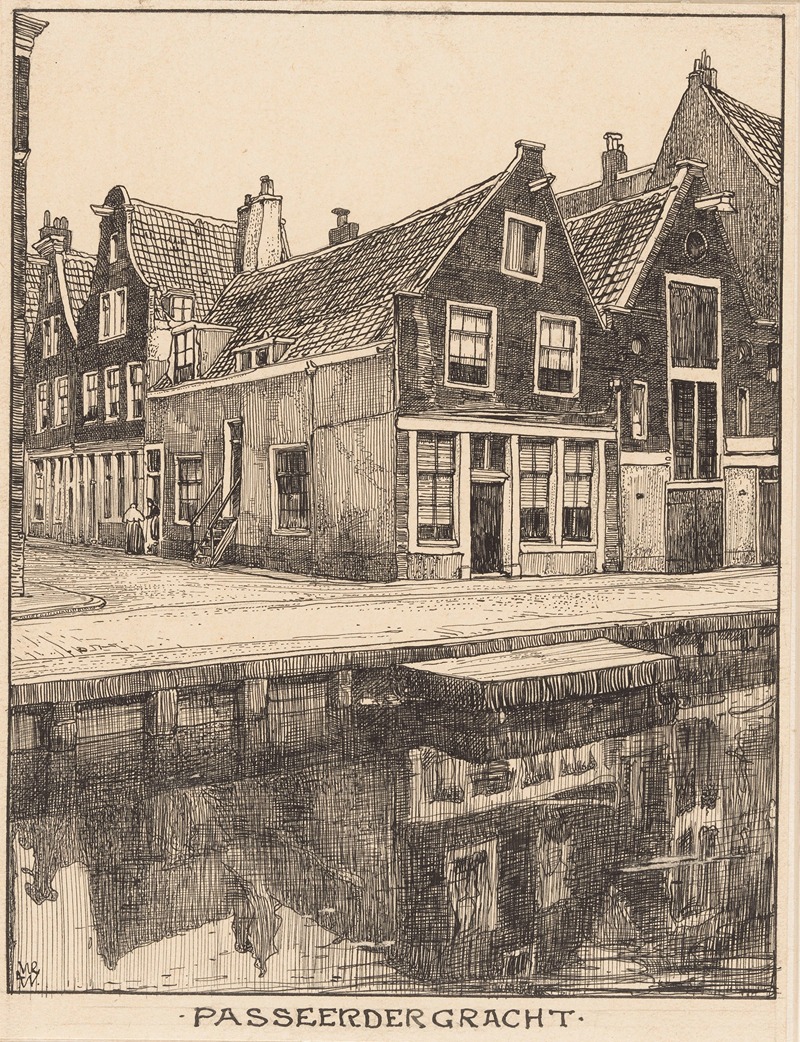 Willem Wenckebach - Passeerder Gracht te Amsterdam