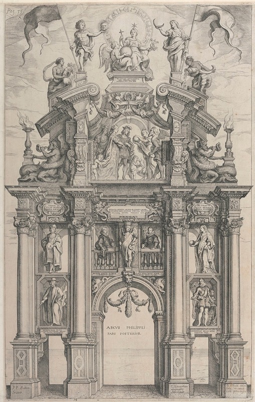 Peter Paul Rubens - The Triumphal Arch of Philip