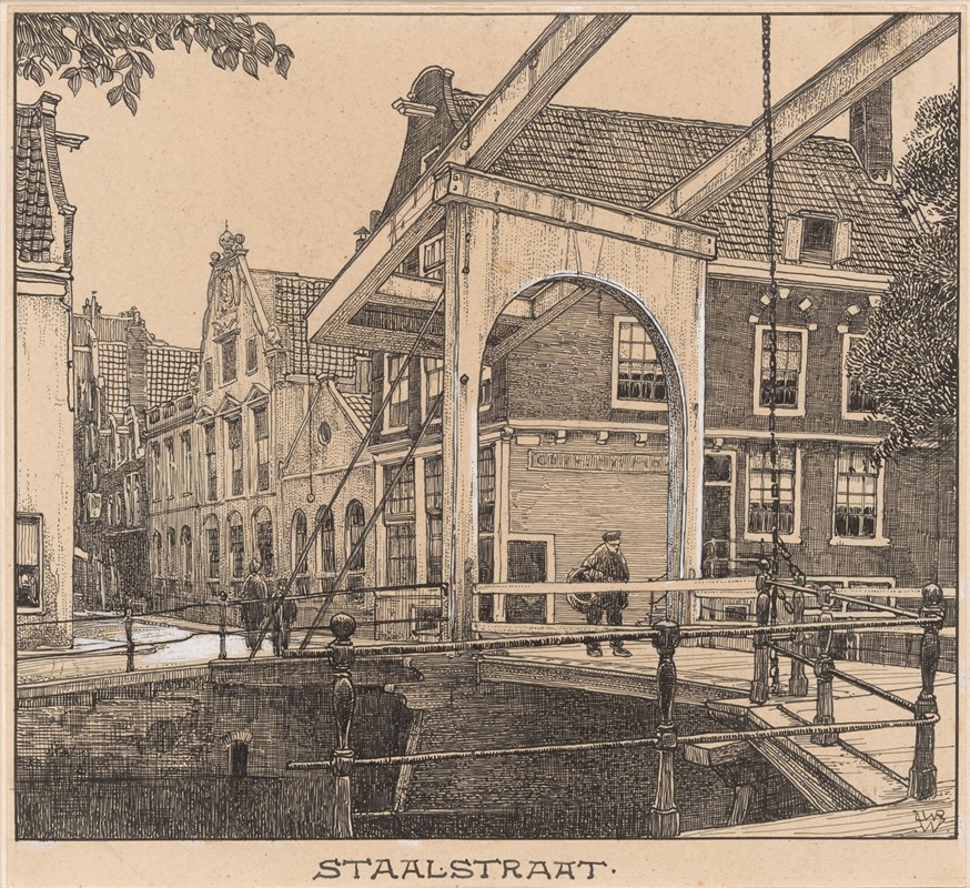 Willem Wenckebach - Staalstraat te Amsterdam