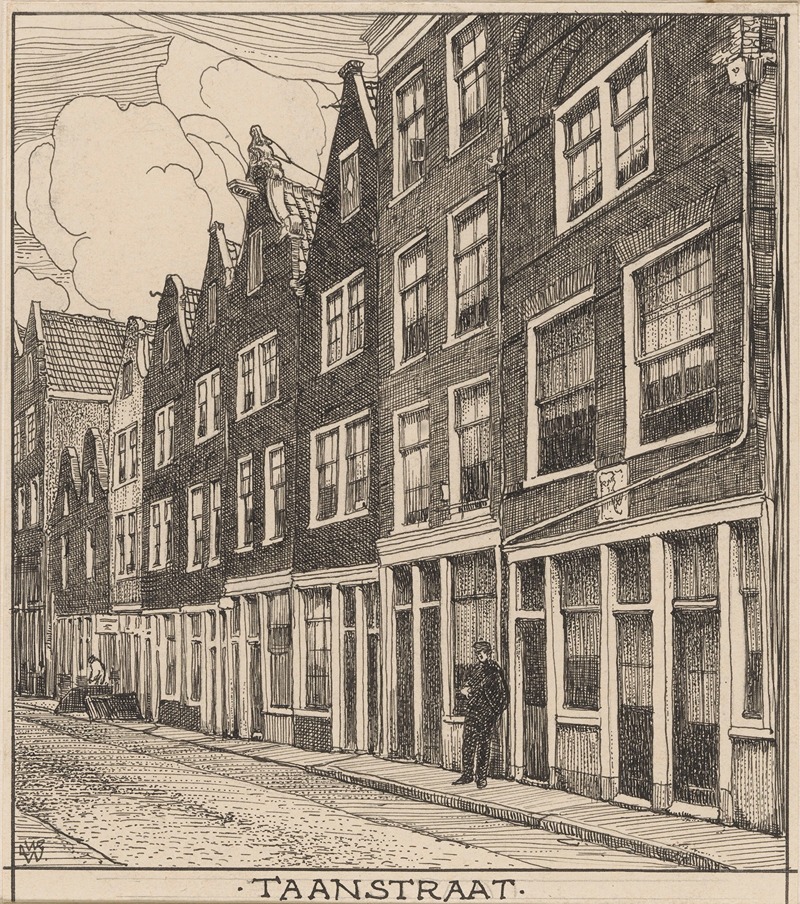 Willem Wenckebach - Taanstraat te Amsterdam