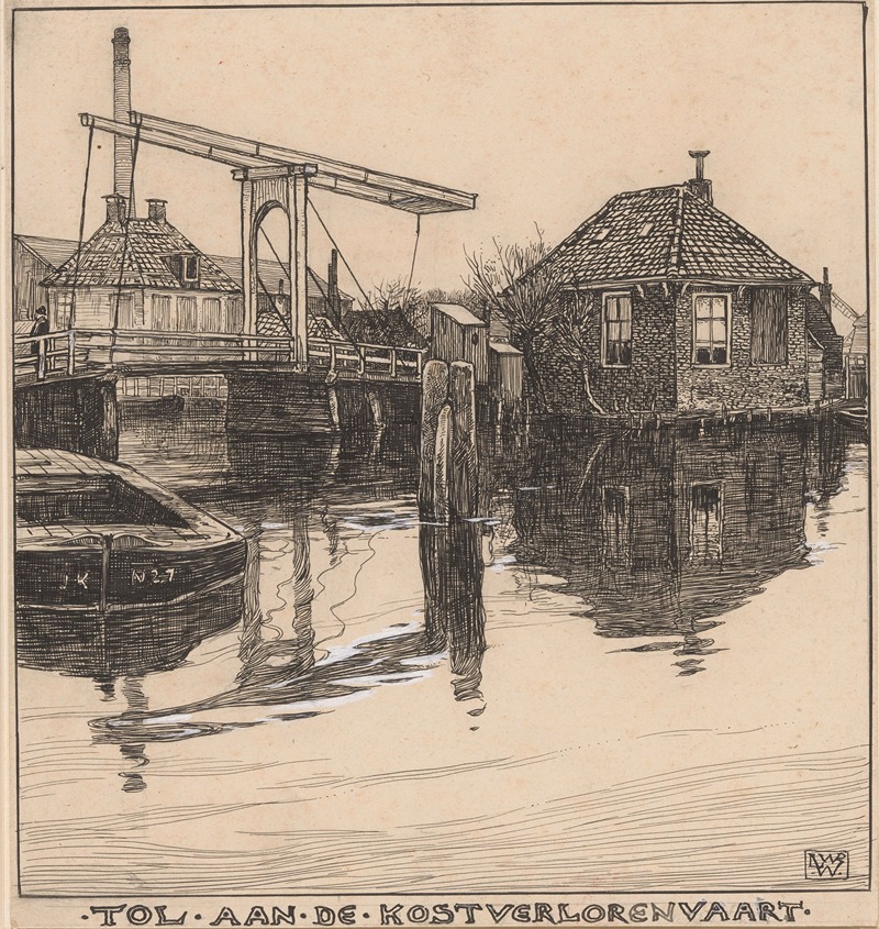 Willem Wenckebach - Tol aan de Kostverlorenvaart te Amsterdam
