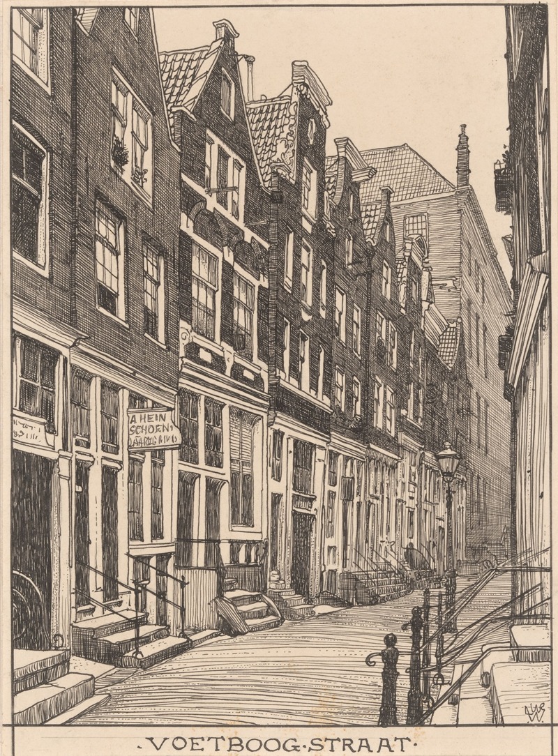 Willem Wenckebach - Voetboogstraat te Amsterdam