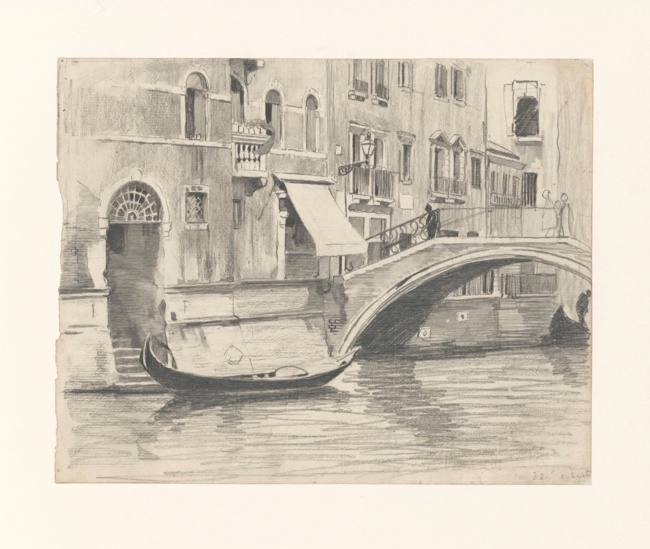 Willem Witsen - Gezicht in Venetië