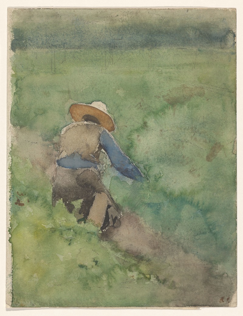 Willem Witsen - Maaier in weiland