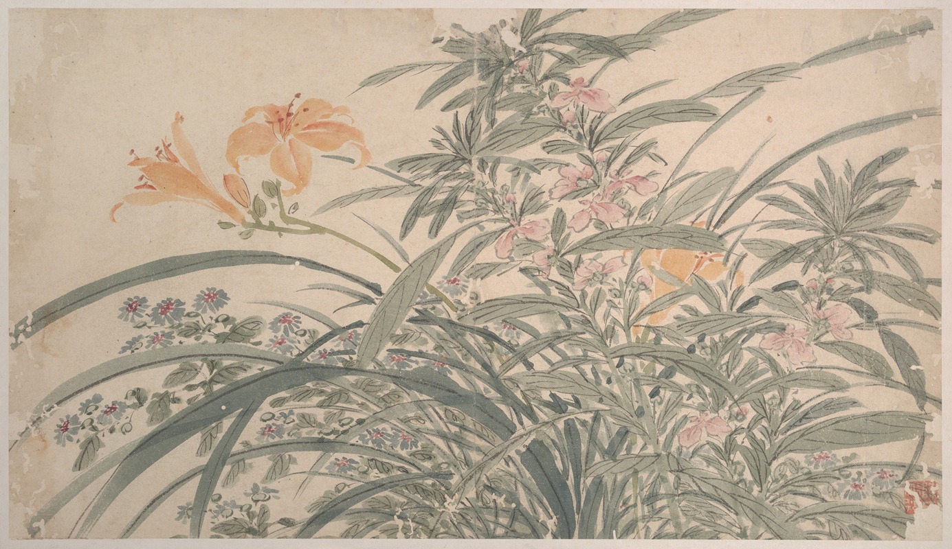 Chen Chun - Garden Flowers Pl.15