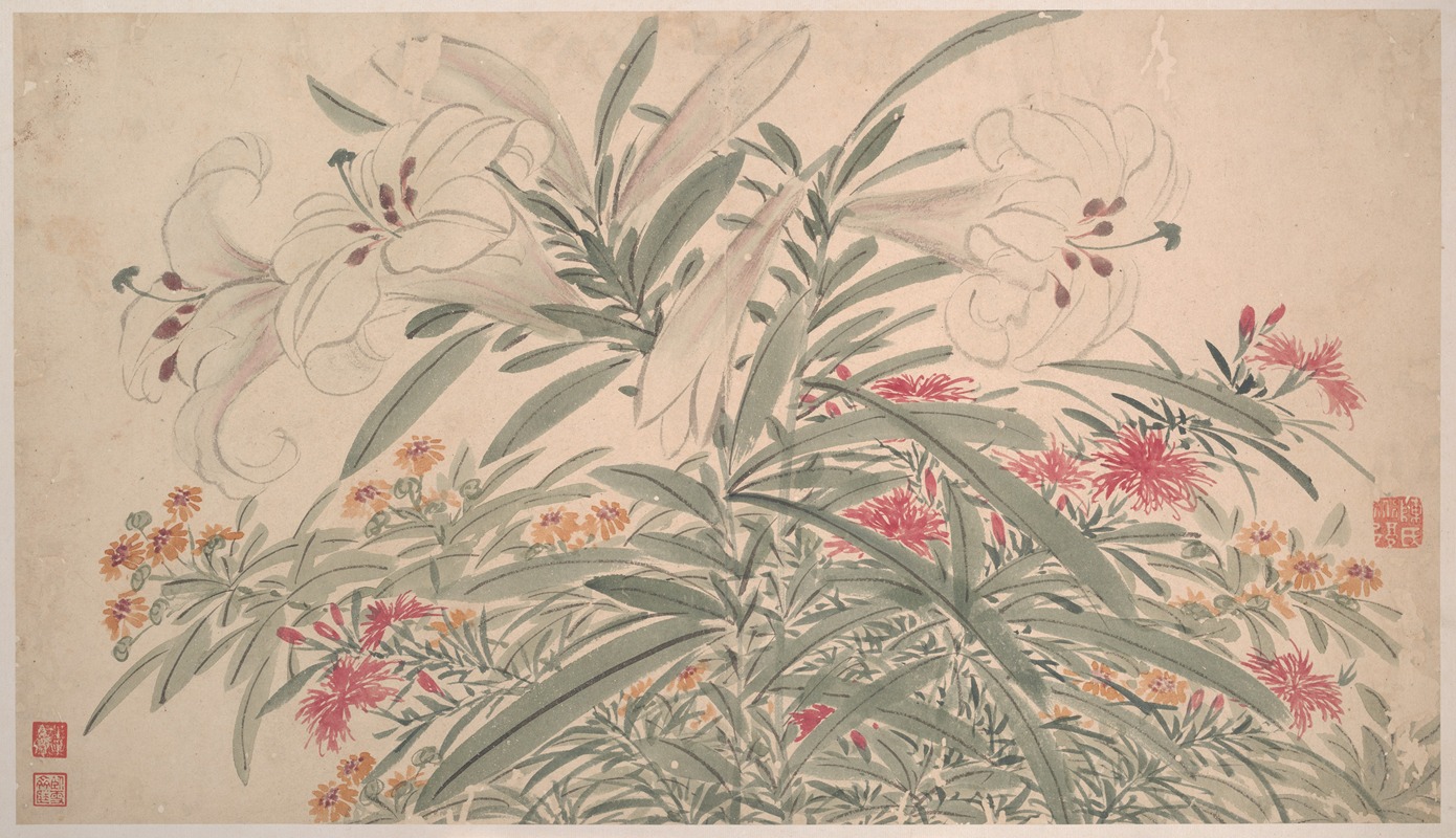 Chen Chun - Garden Flowers Pl.16