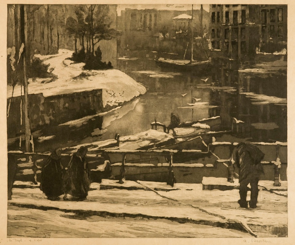 Albert Baertsoen - Thaw in Ghent