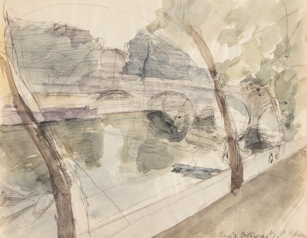 Astrid Holm - Motif from the Seine, Paris