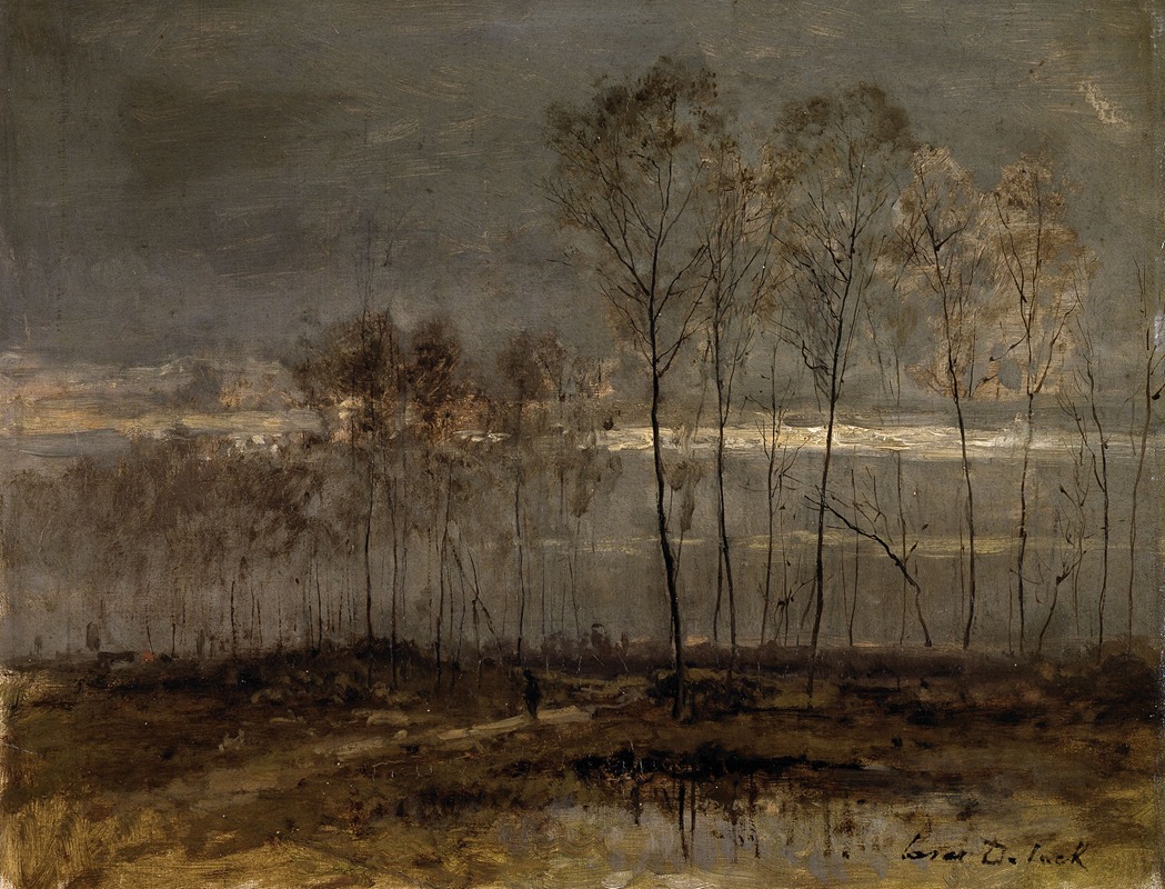César De Cock - Landscape near Saint-Christophe (Normandy)
