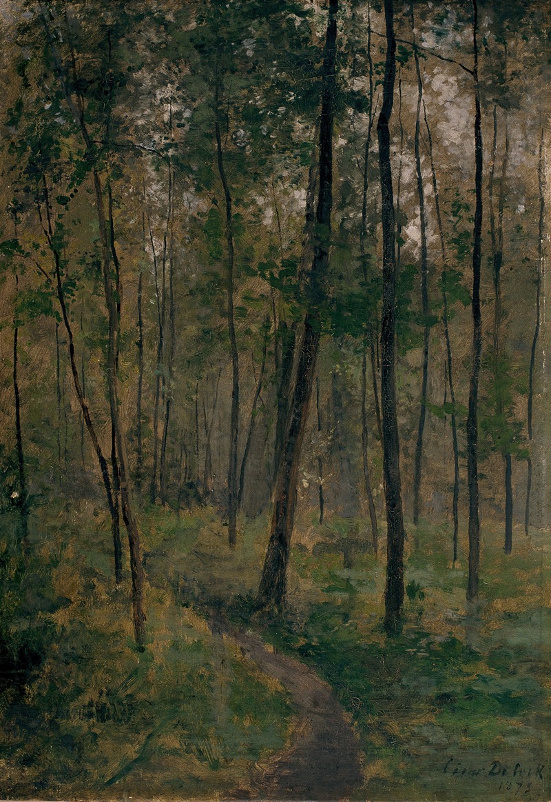 César De Cock - Woodland Scene