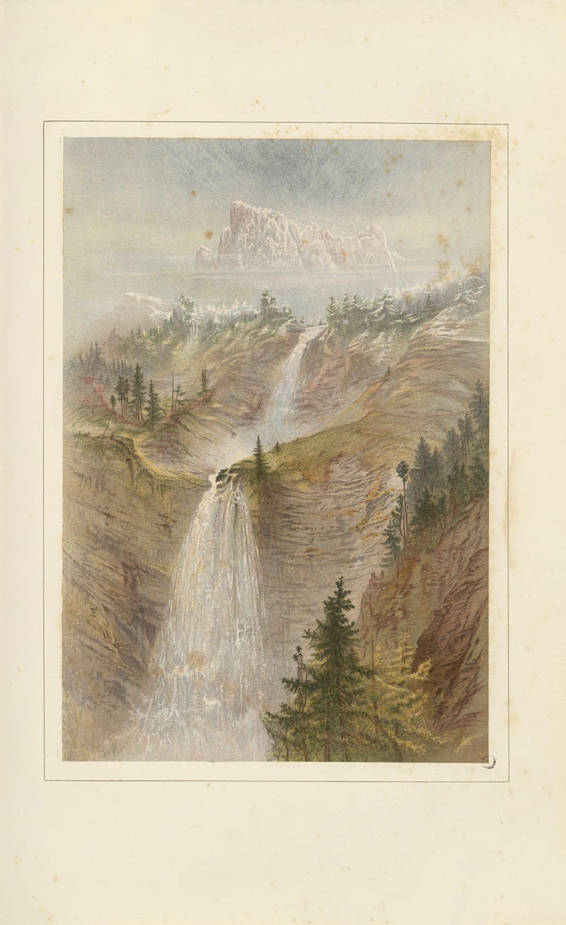 Elijah Walton - The Cascade de Roget and the Pointe de Salles