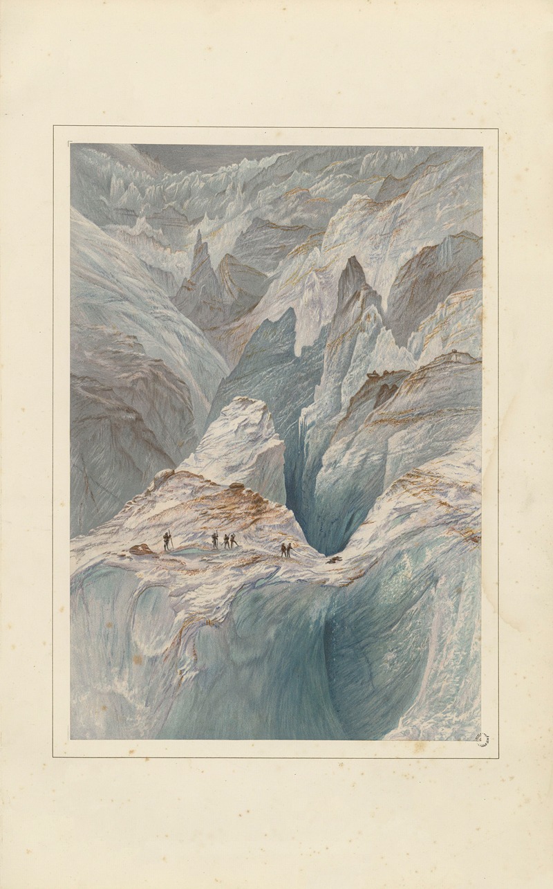 Elijah Walton - Crevasses on the Mer de Glace