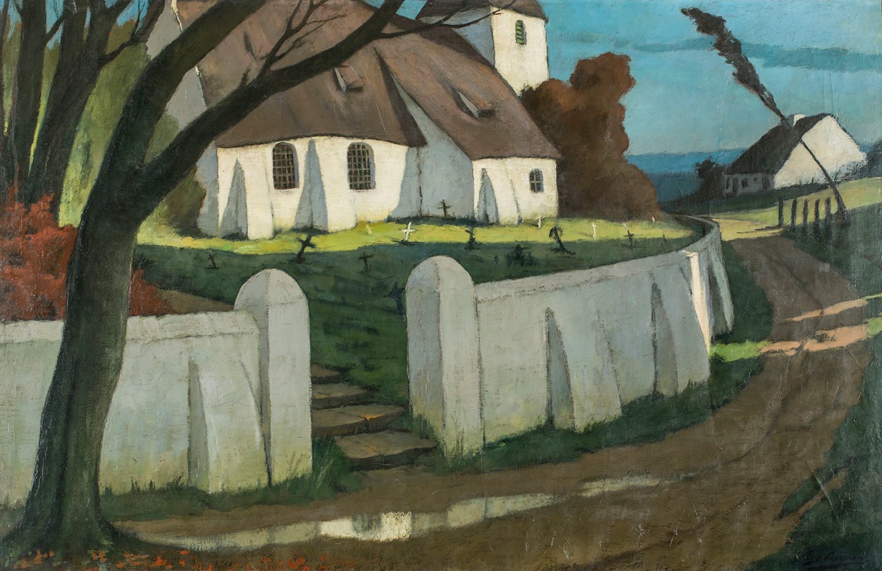 Eugène Laermans - Village Church