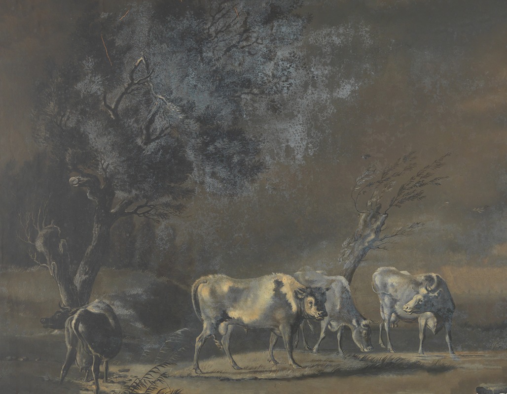 Eugène Joseph Verboeckhoven - Landscape with cows
