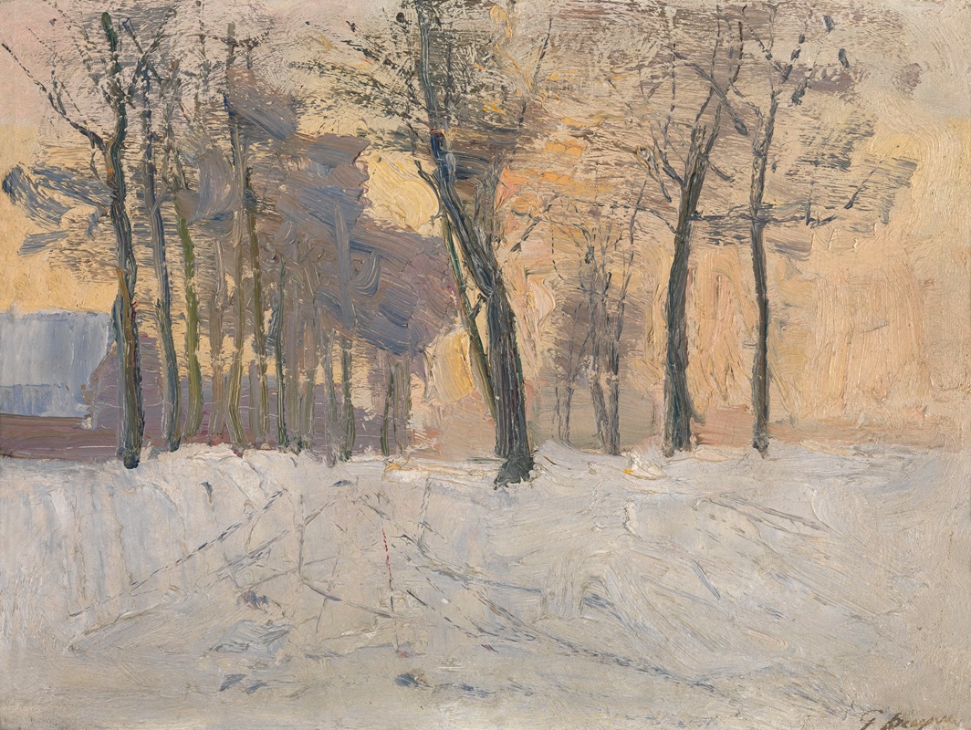 Georges Buysse - Winter Landscape