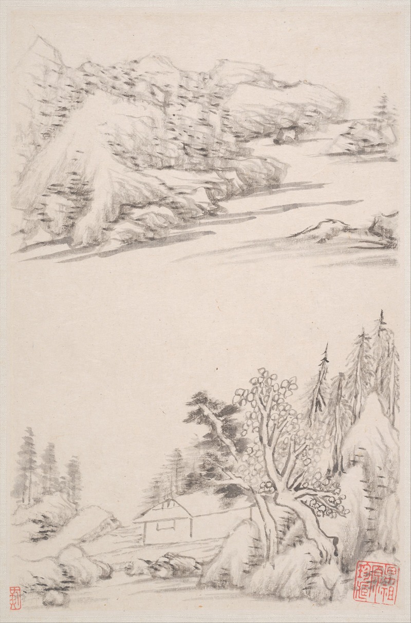 Dong Qichang - Landscapes after old masters Pl.2