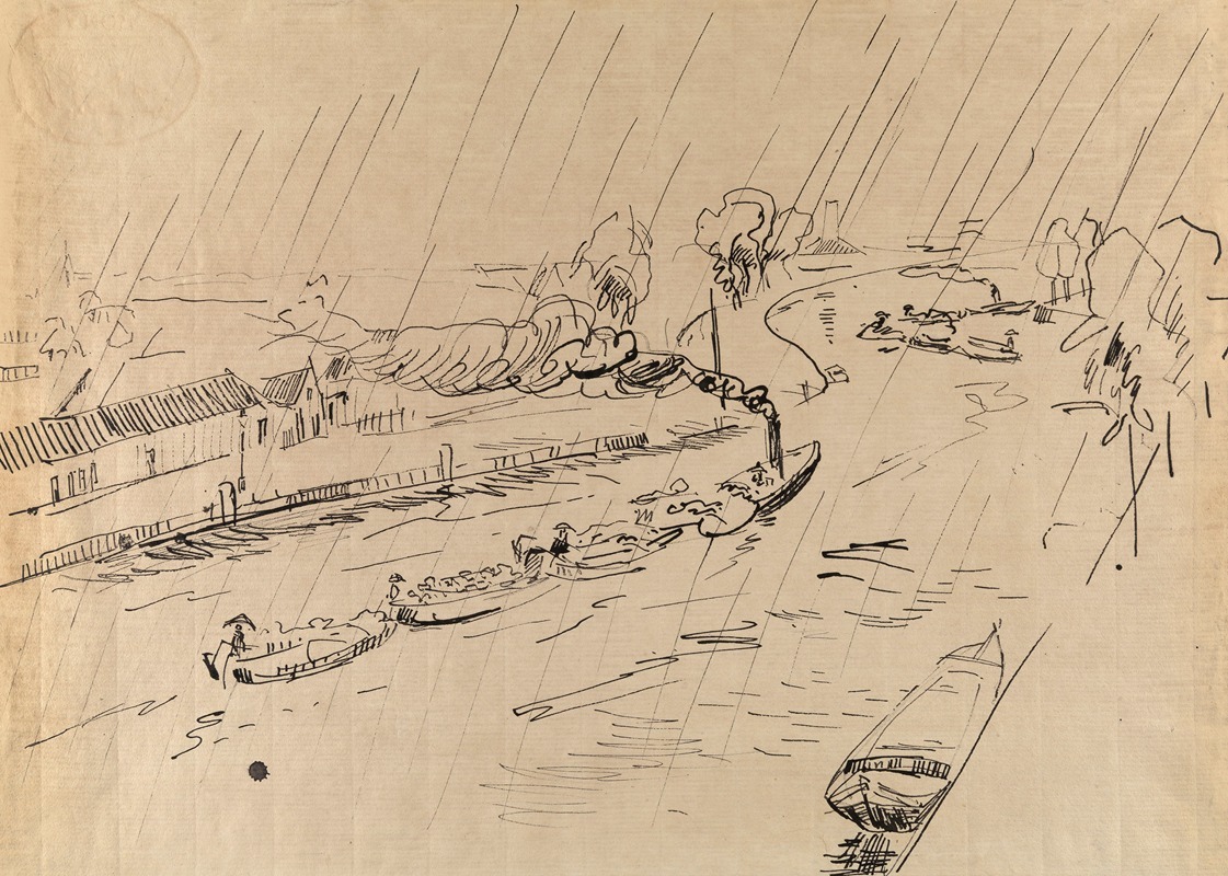 Rik Wouters - Canal in the Rain