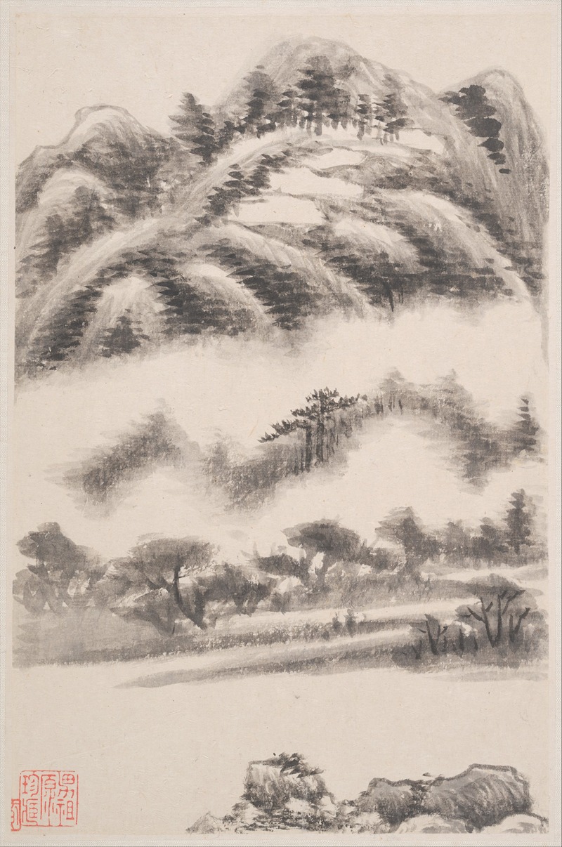 Dong Qichang - Landscapes after old masters Pl.5