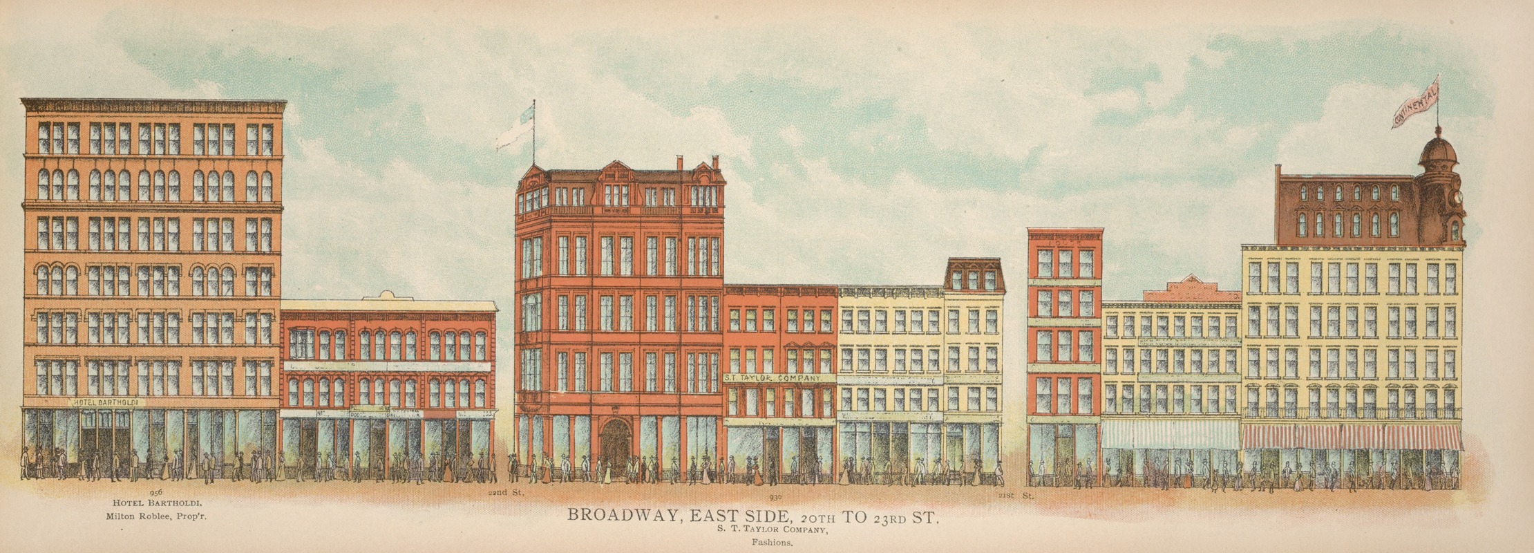 Mail & Express - Broadway, East Side. 20th to 23rd St.
