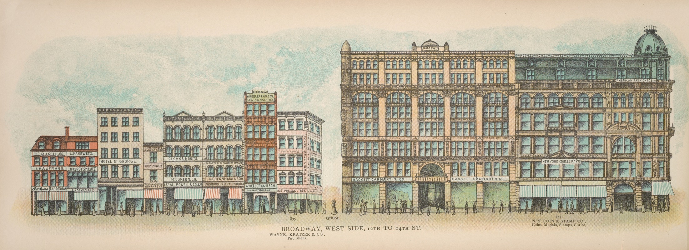 Mail & Express - Broadway, West Side. 12th to 14th St.