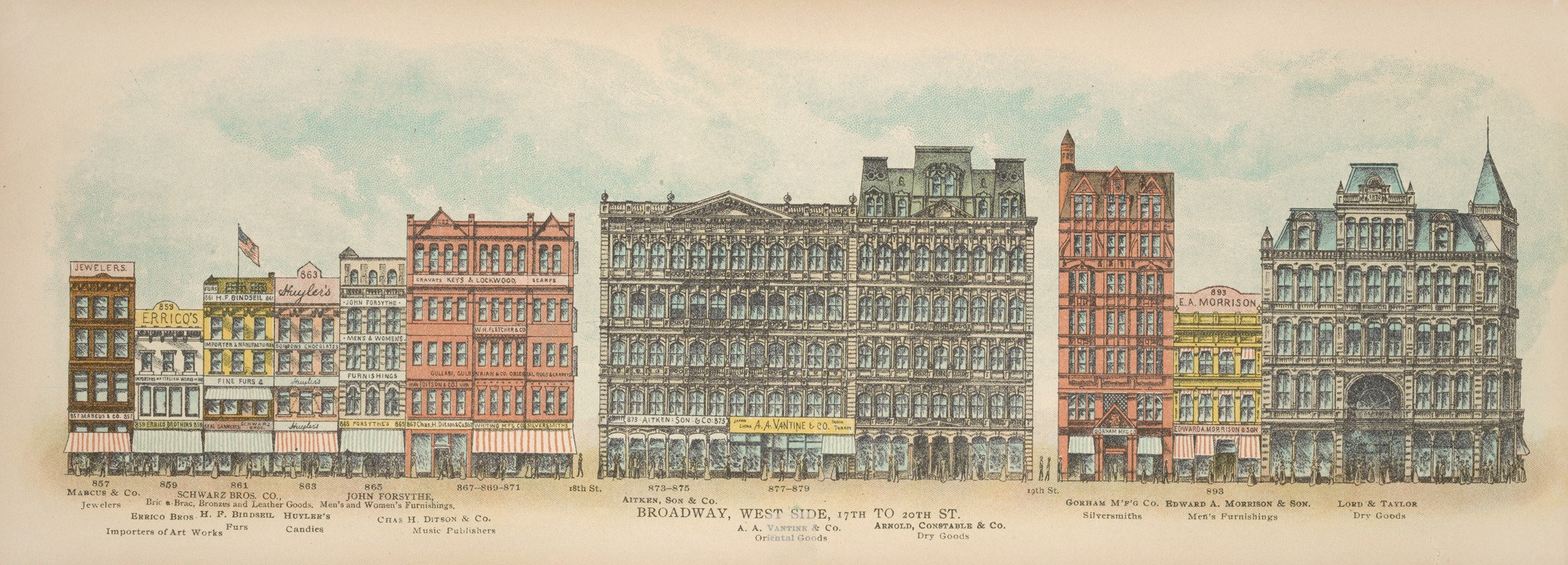 Mail & Express - Broadway, West Side. 17th to 20th St.