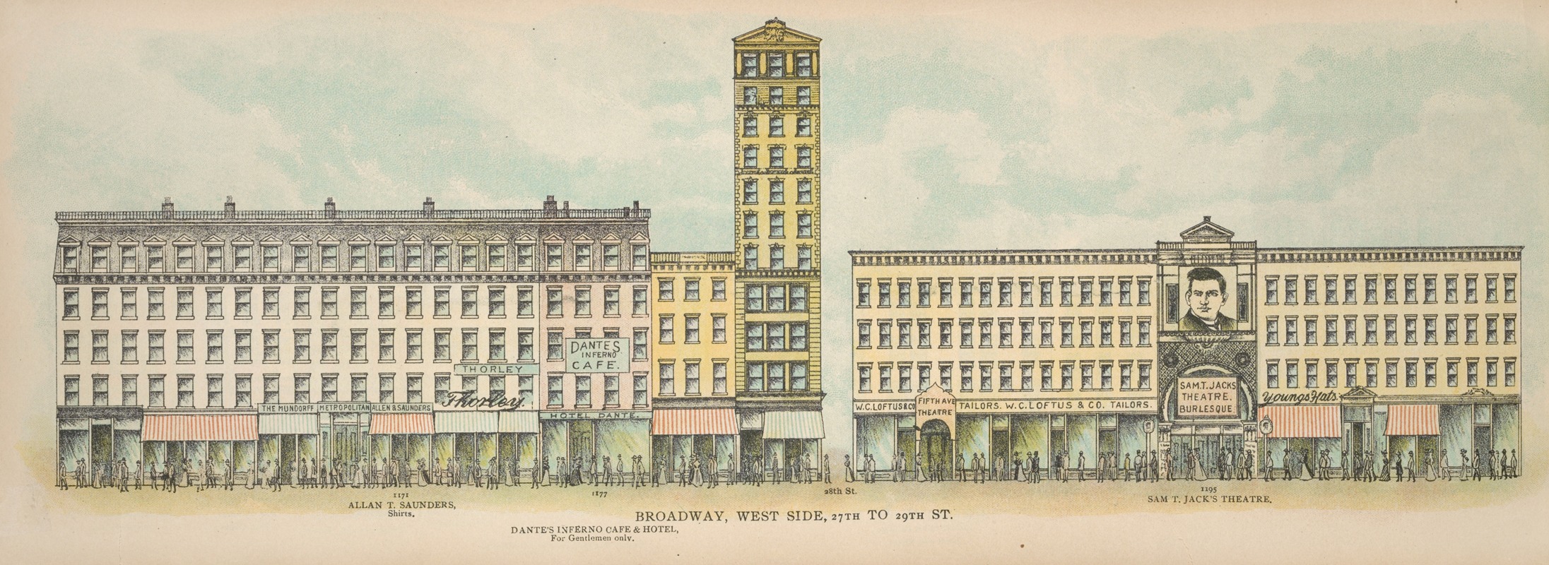 Mail & Express - Broadway, West Side. 27th to 29th St.