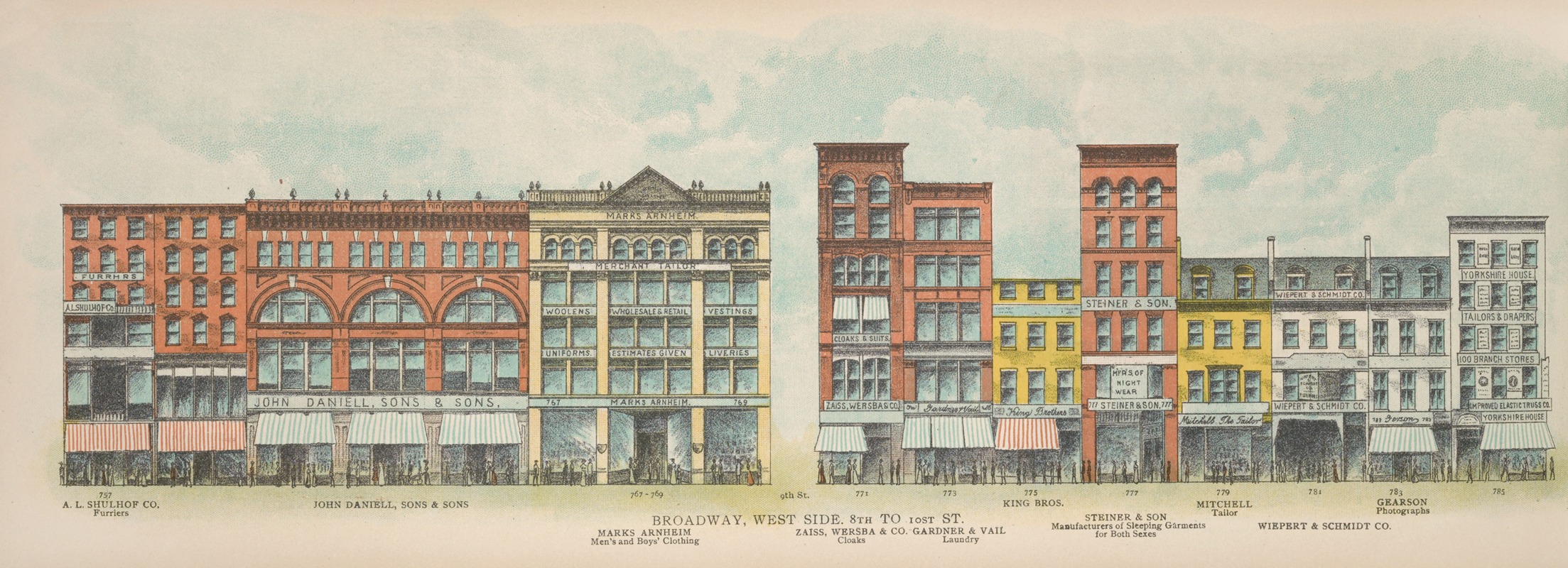 Mail & Express - Broadway, West Side. 8th to 10th St.
