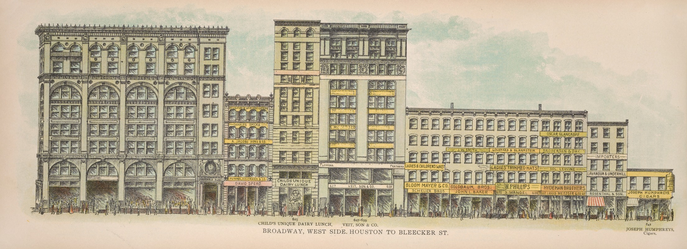 Mail & Express - Broadway, West Side. Houston to Bleecker St.