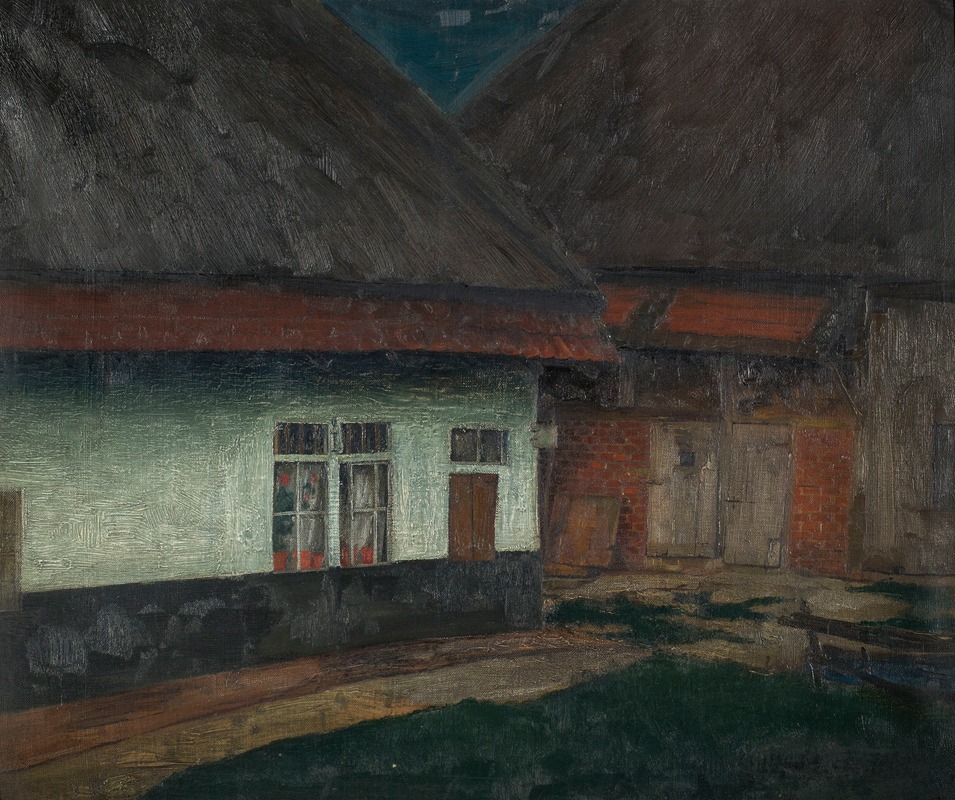 Valerius De Saedeleer - Farm Court Yard