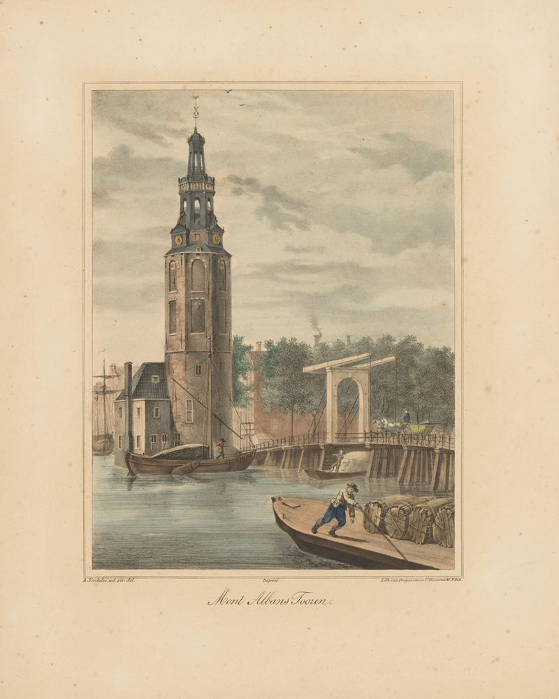 Abraham Vinkeles - Mont Albans Tooren