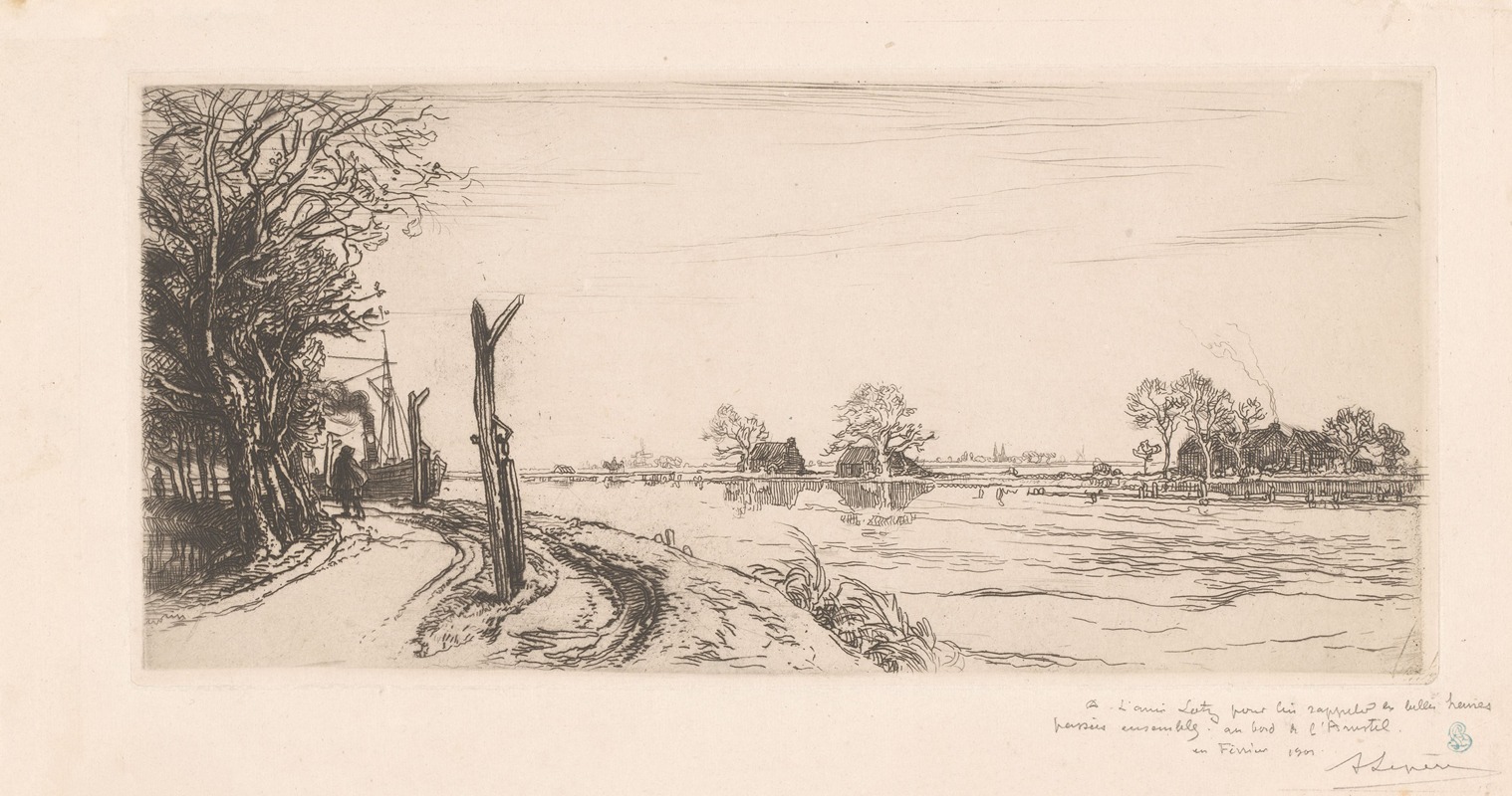 Auguste Lepère - Au bord de l’Amstel
