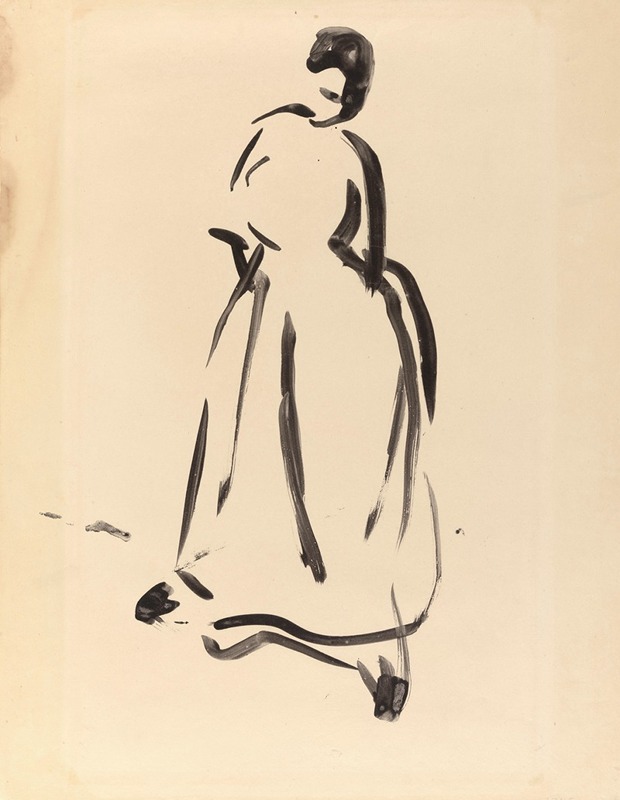 Rik Wouters - Silhouette of a Woman