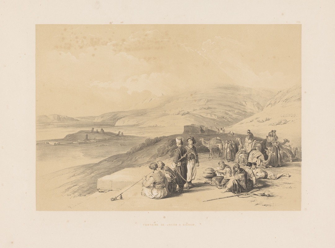 François Stroobant - Fontaine de Jacob à Sichem