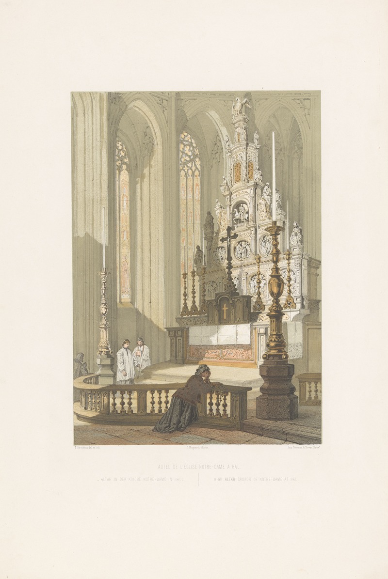 François Stroobant - High altar, church of Notre-Dame at Hal