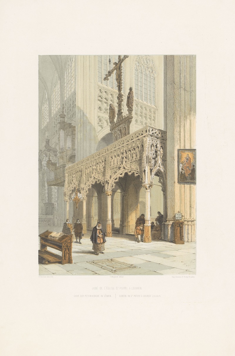 François Stroobant - Screen in St Peter’s church Louvain