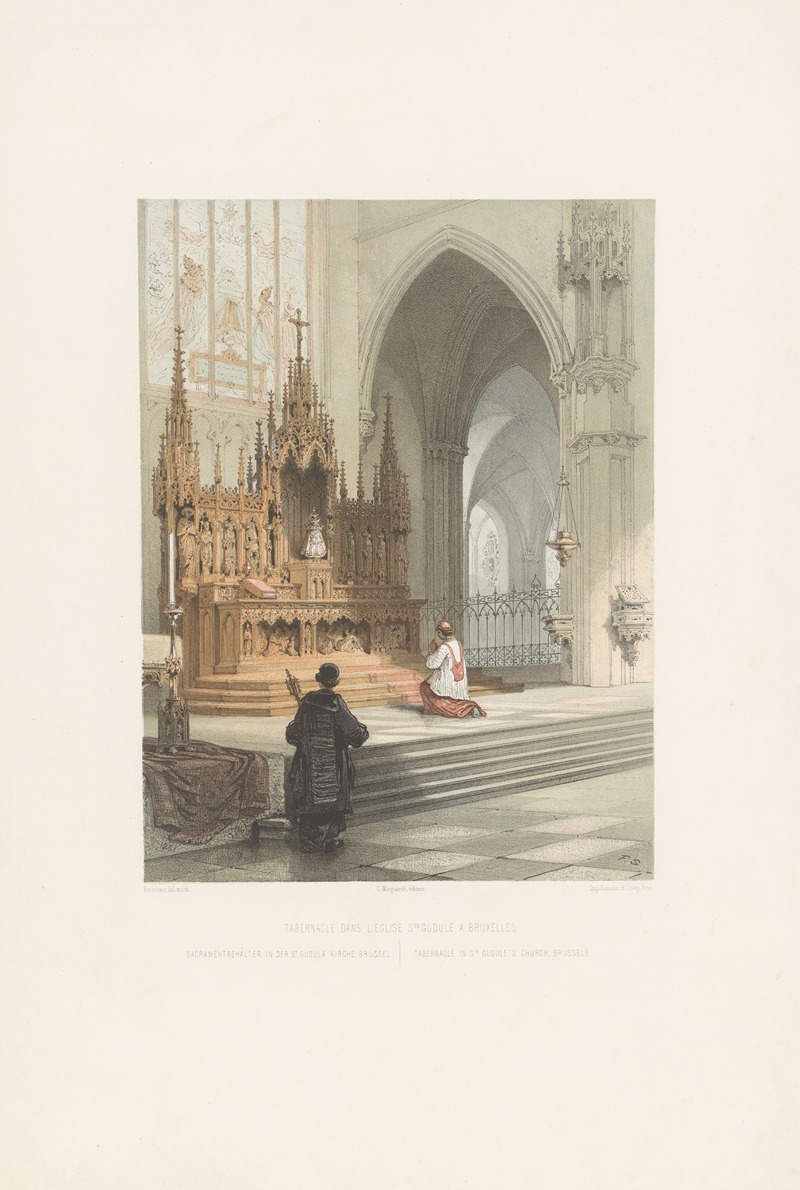 François Stroobant - Tabernacle in Ste Gudule’s church, Brussels