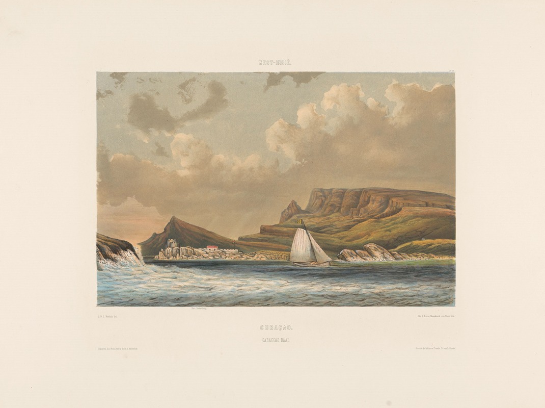 Gerard Voorduin - Curaçao. Caraccas Baai